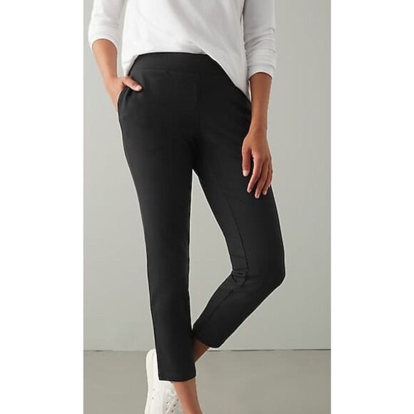 Cute J Jill Pants Pure Jill Affinity Slim-Leg Crops Cotton Blend Pull On Pants S - Picture 2 of 6